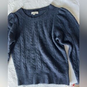 J. Crew Navy Blue Knitted Sweater